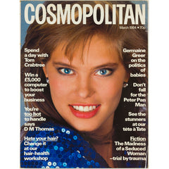 Rene Simonson Germaine Greer Cosmopolitan Magazine March 1984