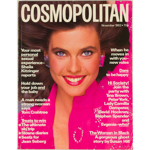 Tina Brown David Hockney Cosmopolitan Magazine November 1983