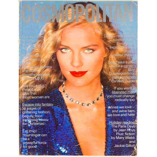 Jean Rhys Peter Lewis Wine Cosmopolitan magazine December 1979