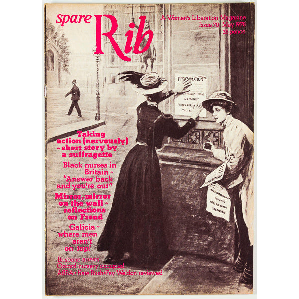 Single Rib Magazine BLACK NURSES Suffragette KATE BUSH Abba SPARE RIB MAGAZINE 70 May 1978 ...
