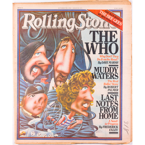 The Who Muddy Waters The Bee Gees Rolling Stone magazine October 1978