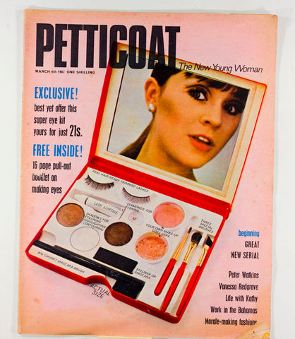 Kellie Wilson TWIGGY Vanessa Redgrave MARY QUANT Petticoat magazine 67