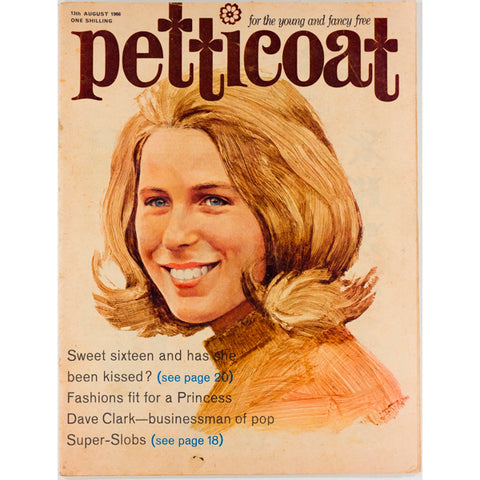 Princess Anne TWIGGY Dave Clark MODS Petticoat magazine 13 August 1966