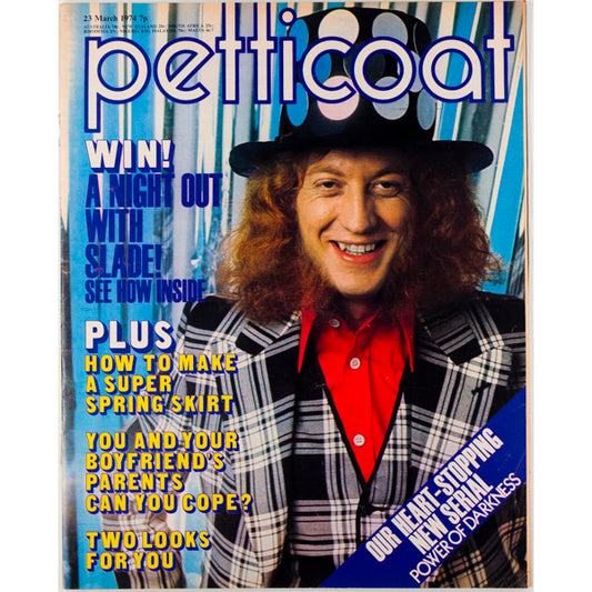 Noddy Holder Slade Petticoat Magazine 23rd March 1974