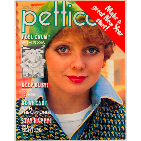 Be calm with Yoga Petticoat Magazine 5th January 1974