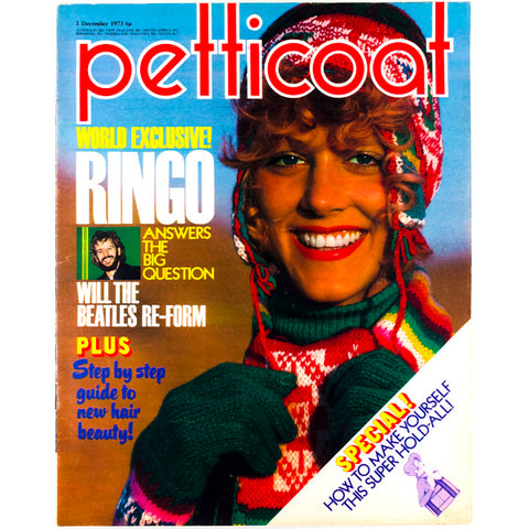 Ringo Starr The Beatles Petticoat Magazine 1st December 1973