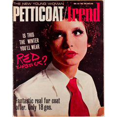 Cathee Dahmen RED LIPSTICK Winter Fashion Petticoat magazine 4th November 1967