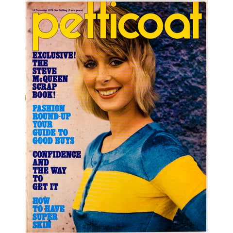 Steve McQueen Petticoat Magazine 14th November 1970