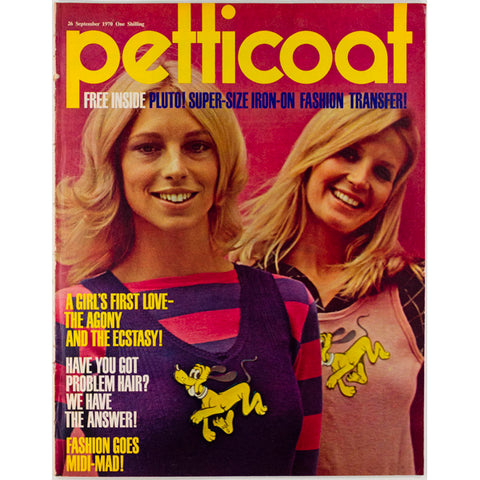 Steve McQueen Petticoat Magazine 26th September 1970