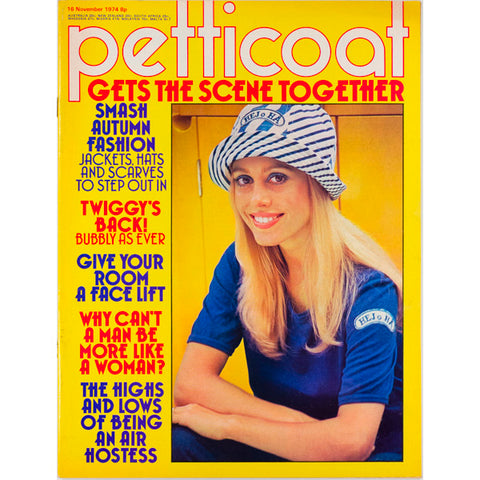 Twiggy is back Petticoat Magazine 16th November 1974