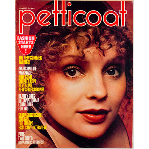 Clodagh Rodgers Petticoat Magazine 3rd April 1971