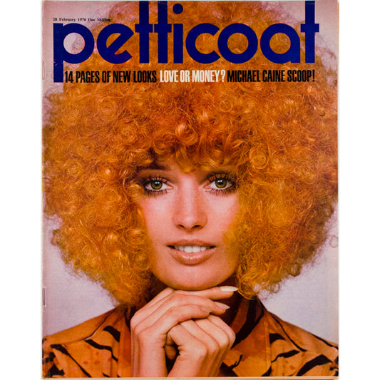 Michael Caine Afro Petticoat Magazine 28th February 1970