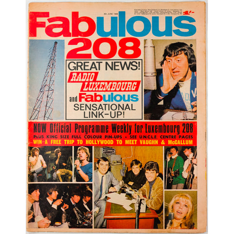 Radio Luxembourg Link Up Fabulous 208 4th June 1966