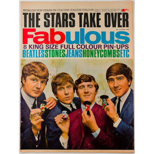 The Beatles The Rolling Stones Fabulous magazine 24th October 1964