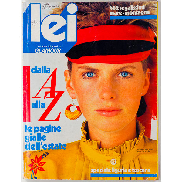 Deirdre Maguire SPORTMAX Skiwear TUSCANY Lei magazine July 1981 No.53