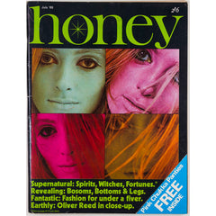 Honey Magazine UK July 1969 Oliver Reed Supernatural Witches Spirits