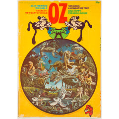 Martin Sharp Van Gogh David Bowie Goofy header Oz Magazine No. 43 1972