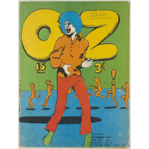 Mick Jagger Martin Sharp Cover Hendrix Poster Oz Magazine No. 15  1968