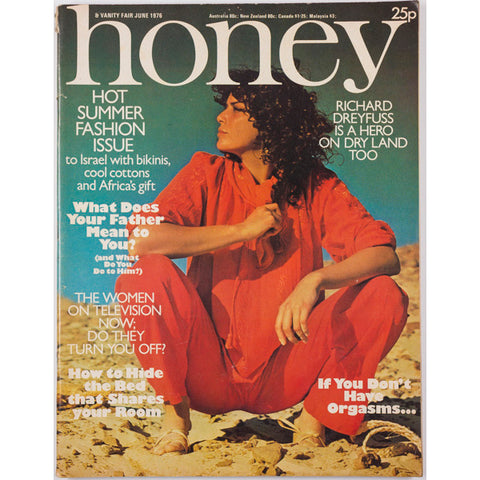 Honey Magazine UK June 1976 Emmylou Harris & Richard Dreyfuss