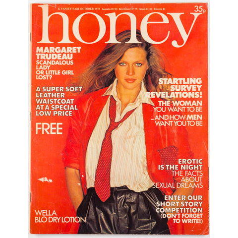 Margaret Trudeau Andy Warhol Fiorucci Honey magazine October 1978