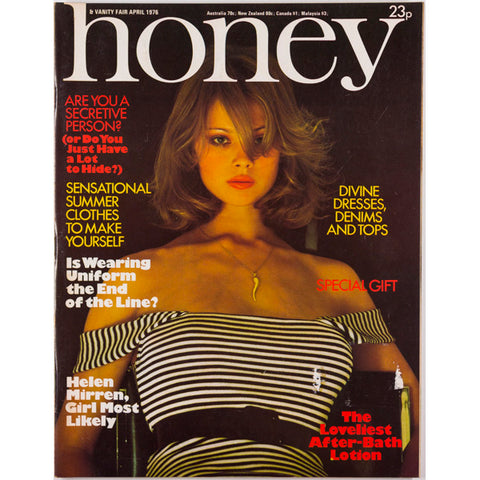 Honey Magazine April 1976 - Helen Mirren interviewed