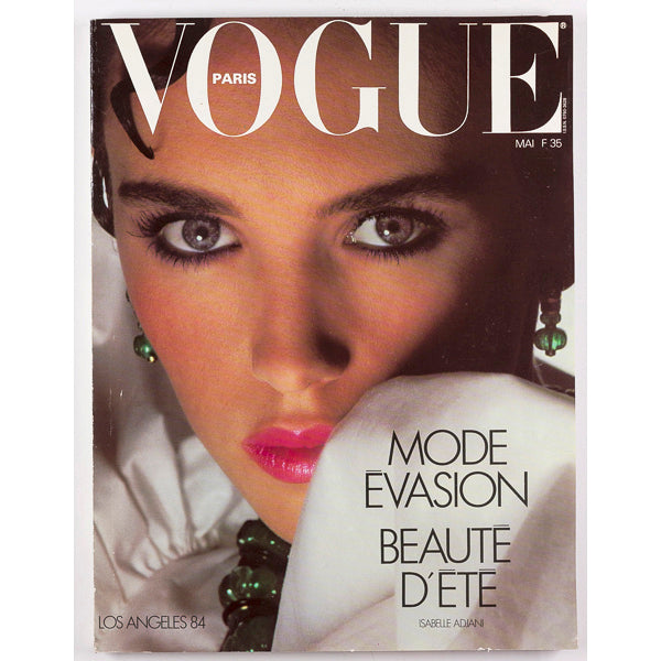 ISABELLE ADJANI Guy Bourdin ANNIE LEIBOVITZ Olympics  PARIS VOGUE 1984