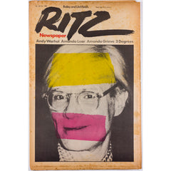 Andy Warhol Amanda Lear Cecil Beaton tribute RITZ Magazine No 38 1980