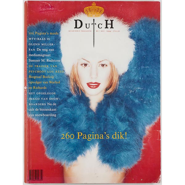 Dutch magazine #1 1994 Johnny Depp SANDOR LUBBE Lou Reed SNOWBOARDING