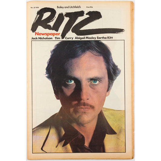 Terence Stamp JACK NICHOLSON Tim Curry EARTHA KITT Ritz magazine # 22