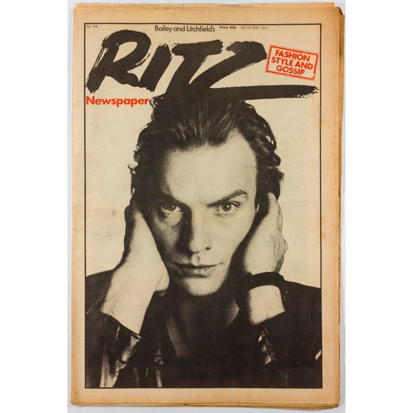 Sting Fiorucci David Sylvian Caroline Baker RITZ Magazine No 54 1981