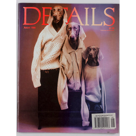 John Waters MICHAEL ROOKER Sweater Dogs DETAILS magazine August 1990