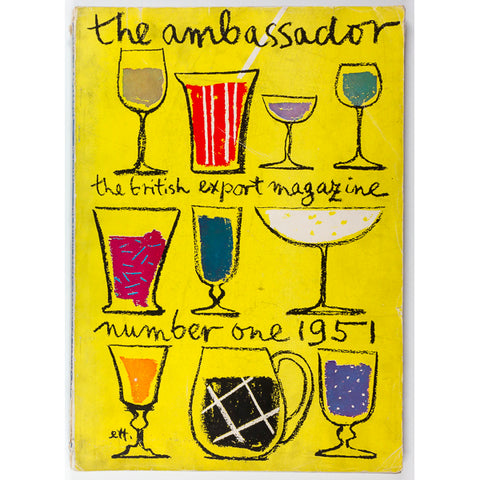 The Ambassador magazine 1951 Trude Ettinger British post war Fashion Prints