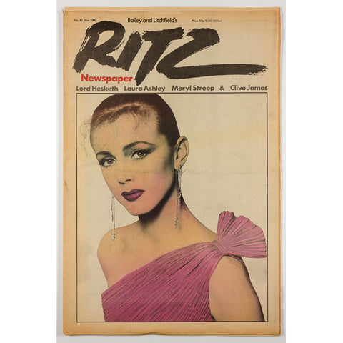 Meryl Streep Clive James Laura Ashley London Catwalk RITZ Magazine No 41 1980