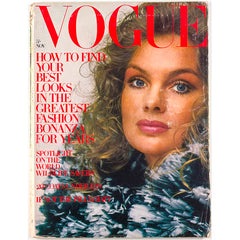 Jean Shrimpton Pattie Boyd British Vogue magazine November 1970