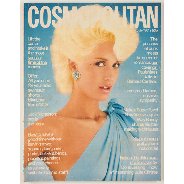 Paula Yates Vivienne Westwood Caroline Baker Cosmopolitan magazine 80s