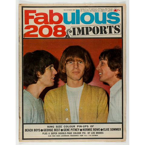 Gene Pitney The Beach Boys Fabulous 208 magazine 15th October 1966