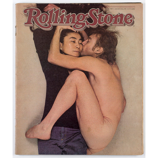 John Lennon & Yoko Ono Annie Leibovitz Rolling Stone 1981 January 22nd