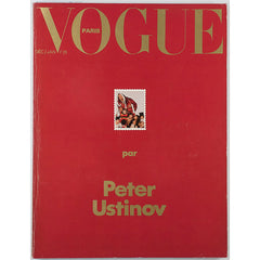 PETER USTINOV Guest edited par PARIS VOGUE December 1975 Helmut Newton