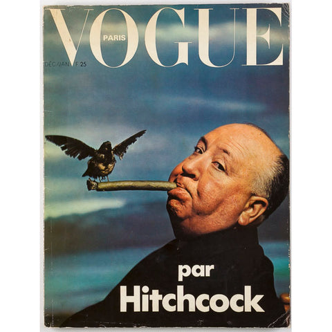 Alfred Hitchcock HELMUT NEWTON Horvat ADJANI Paris Vogue 1974 December